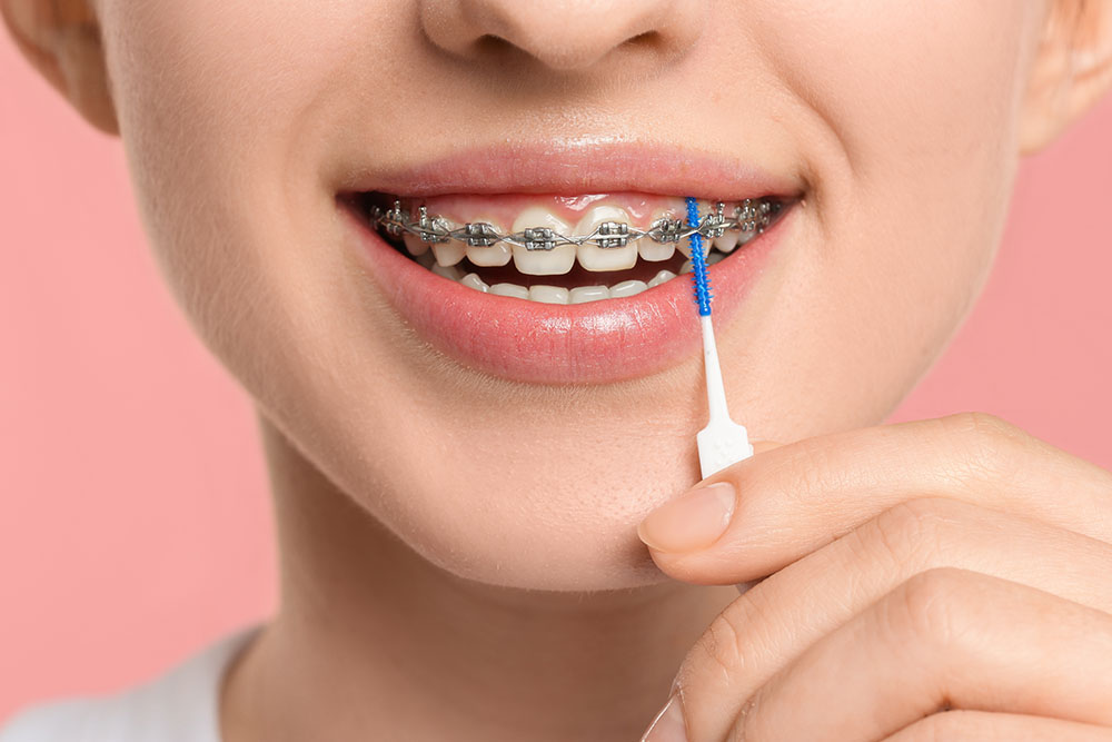 Daily tooth brushing and oral hygiene care